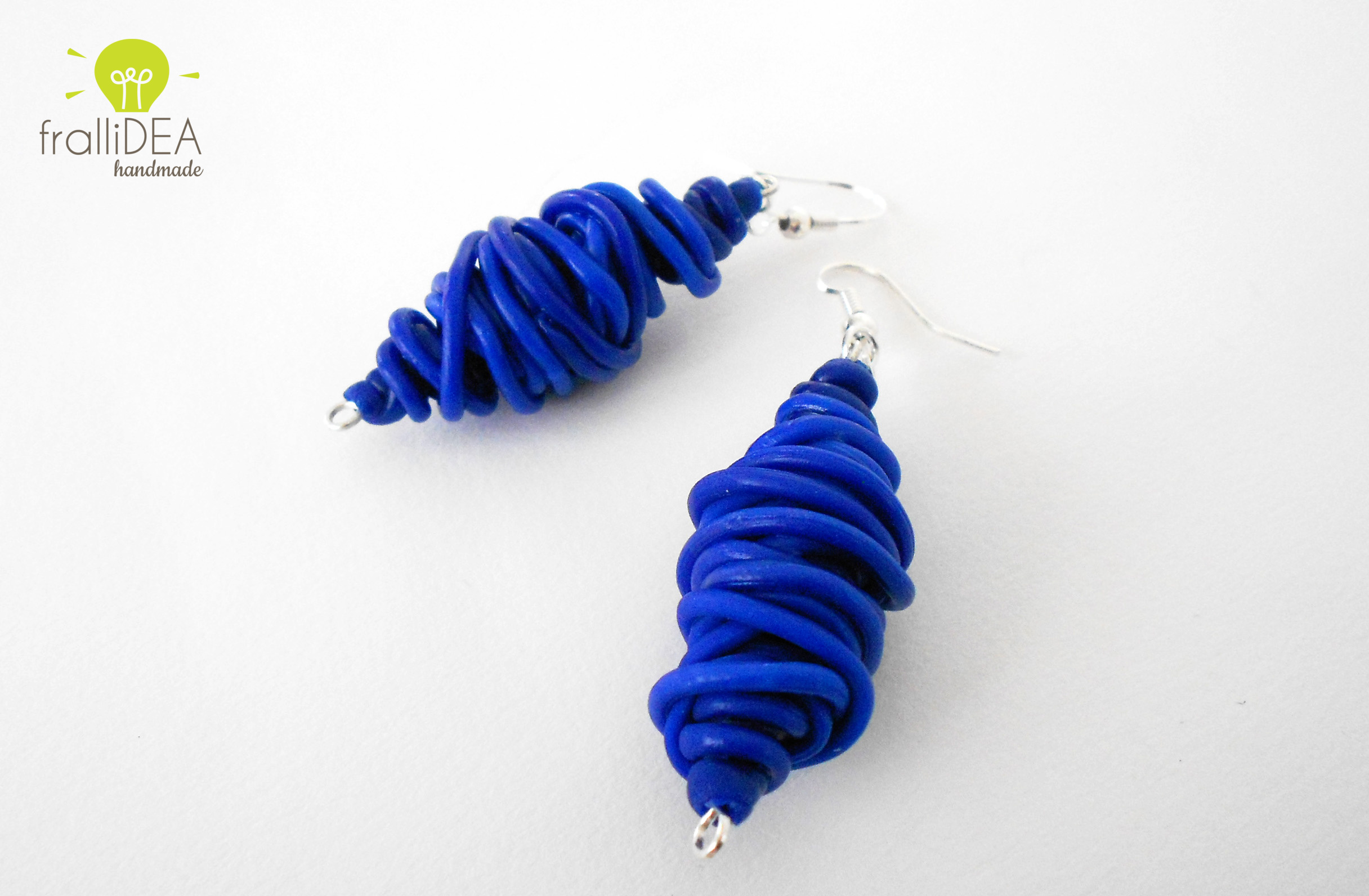 SPAGHETTI collection_blue earrings