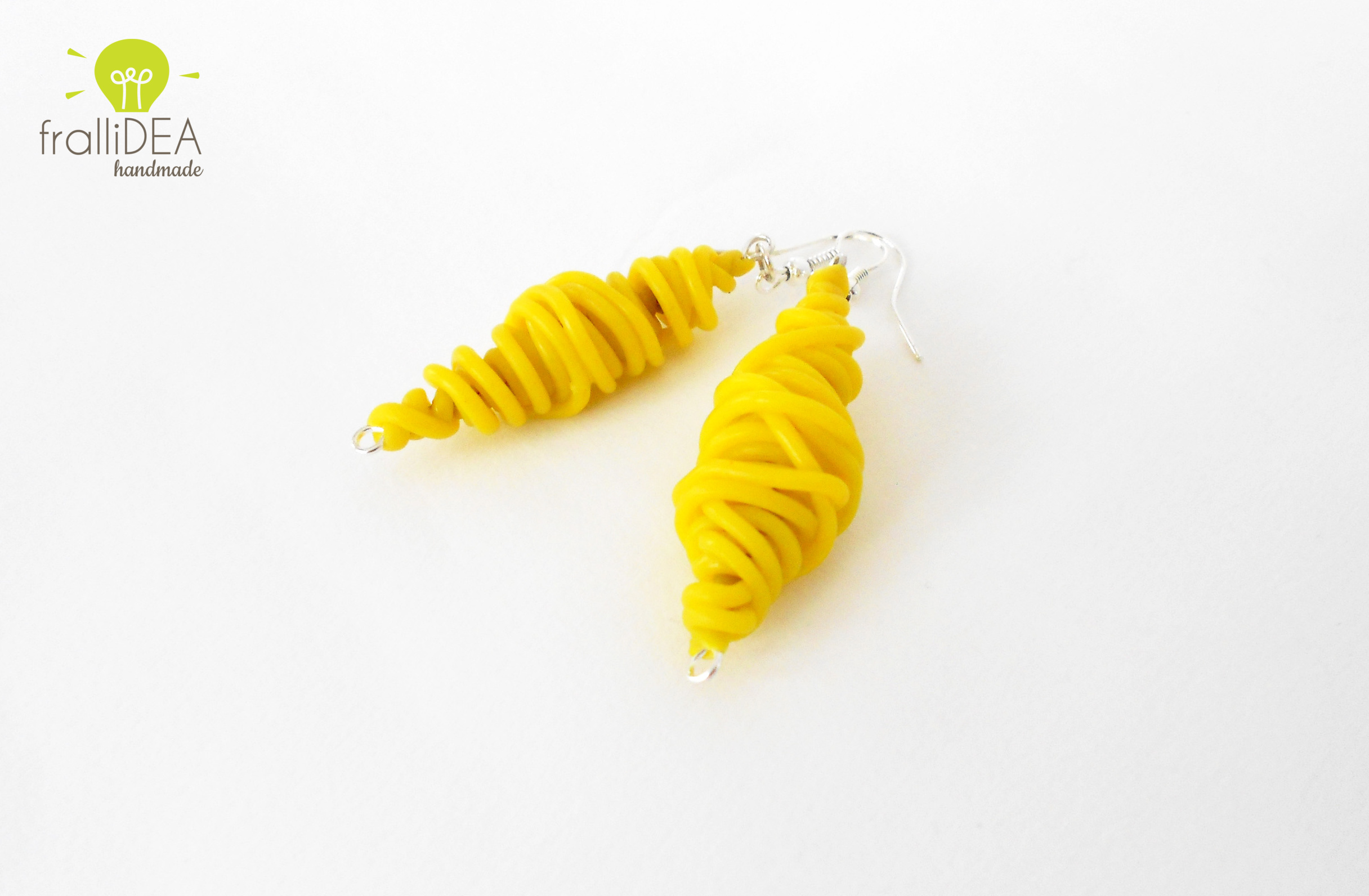 SPAGHETTI collection_yellow earrings